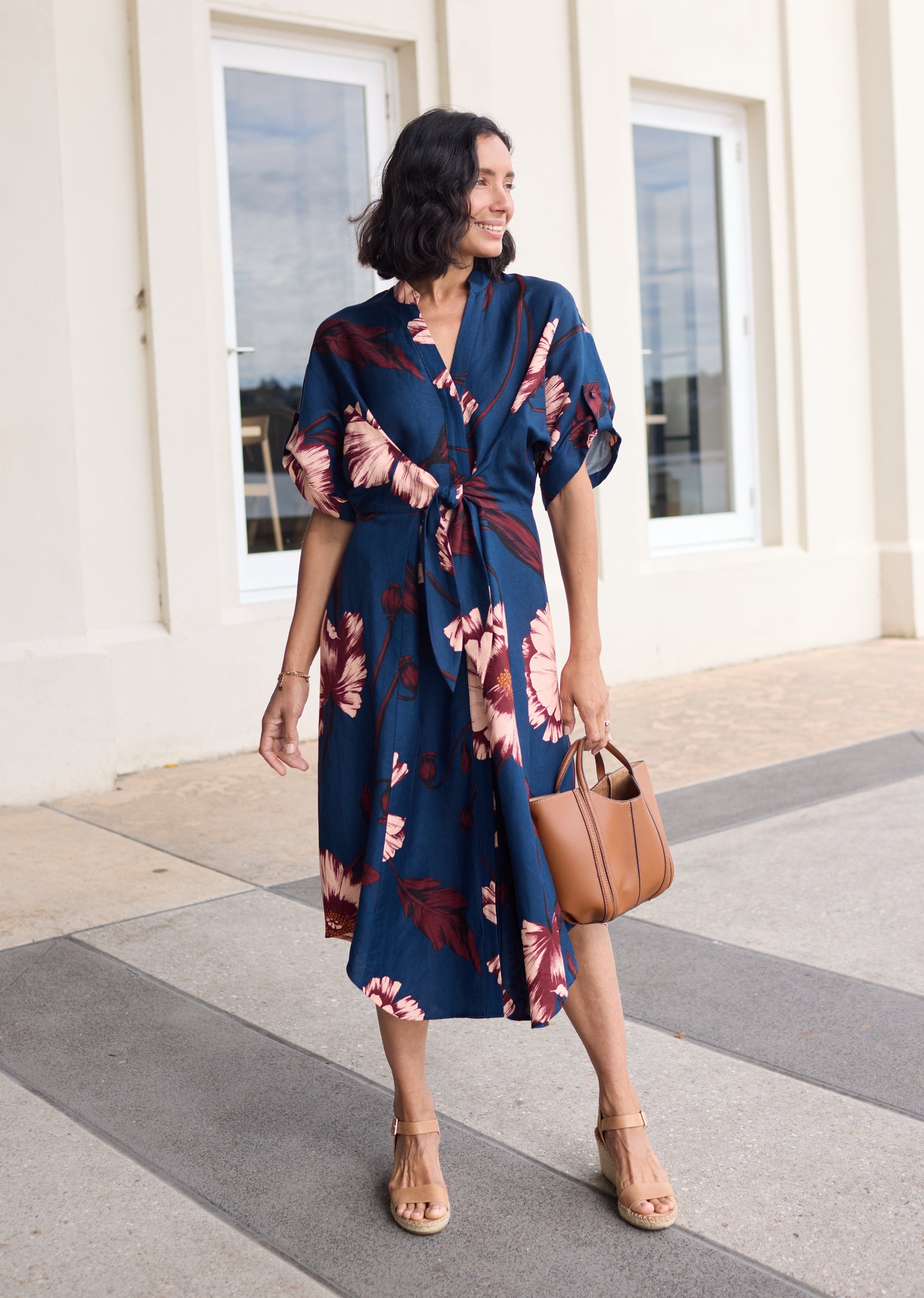 CHLOE MIDI DRESS - ARABELLA PRINT - PETITE