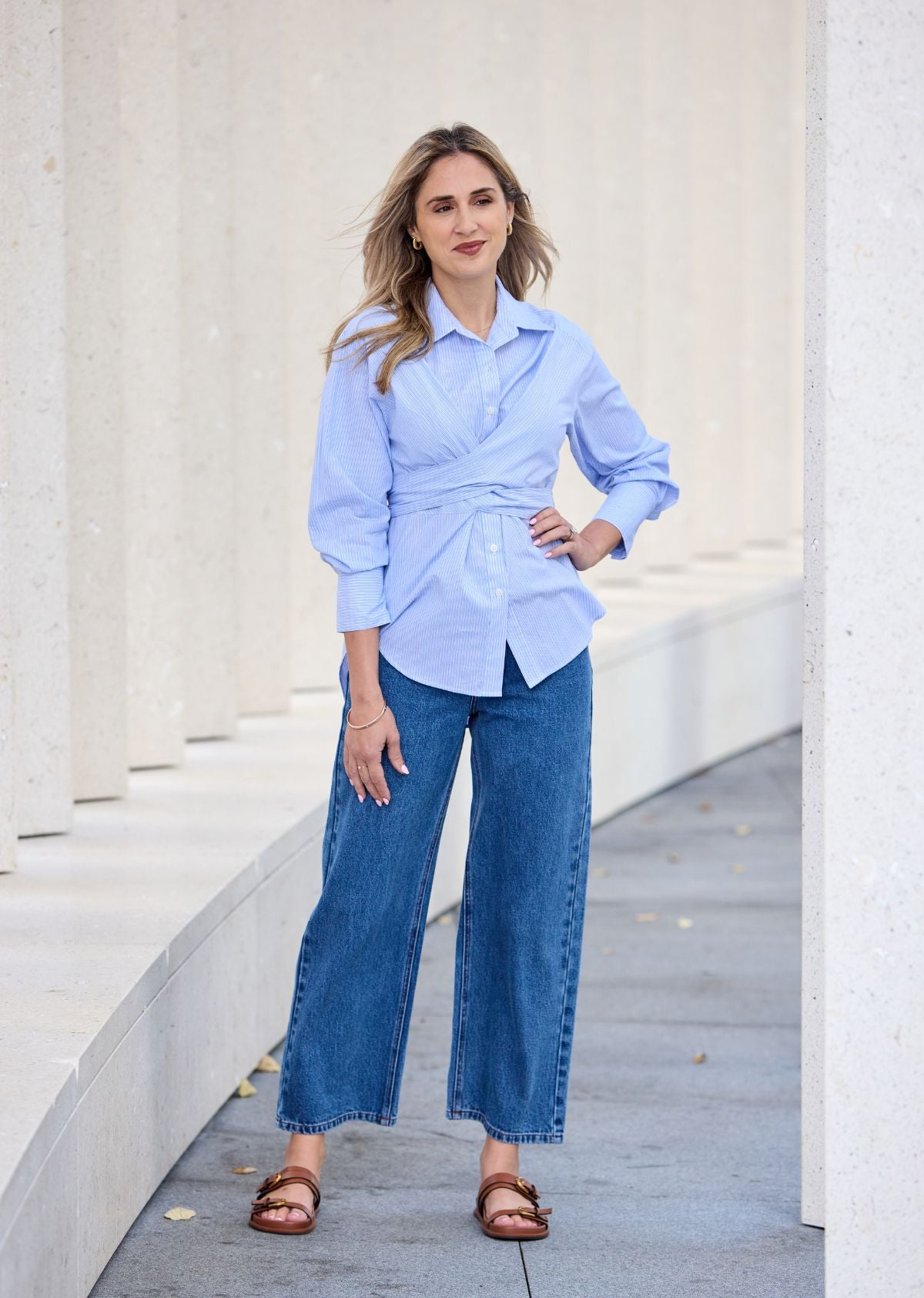 BRIGETTE SHIRT - LIGHT BLUE