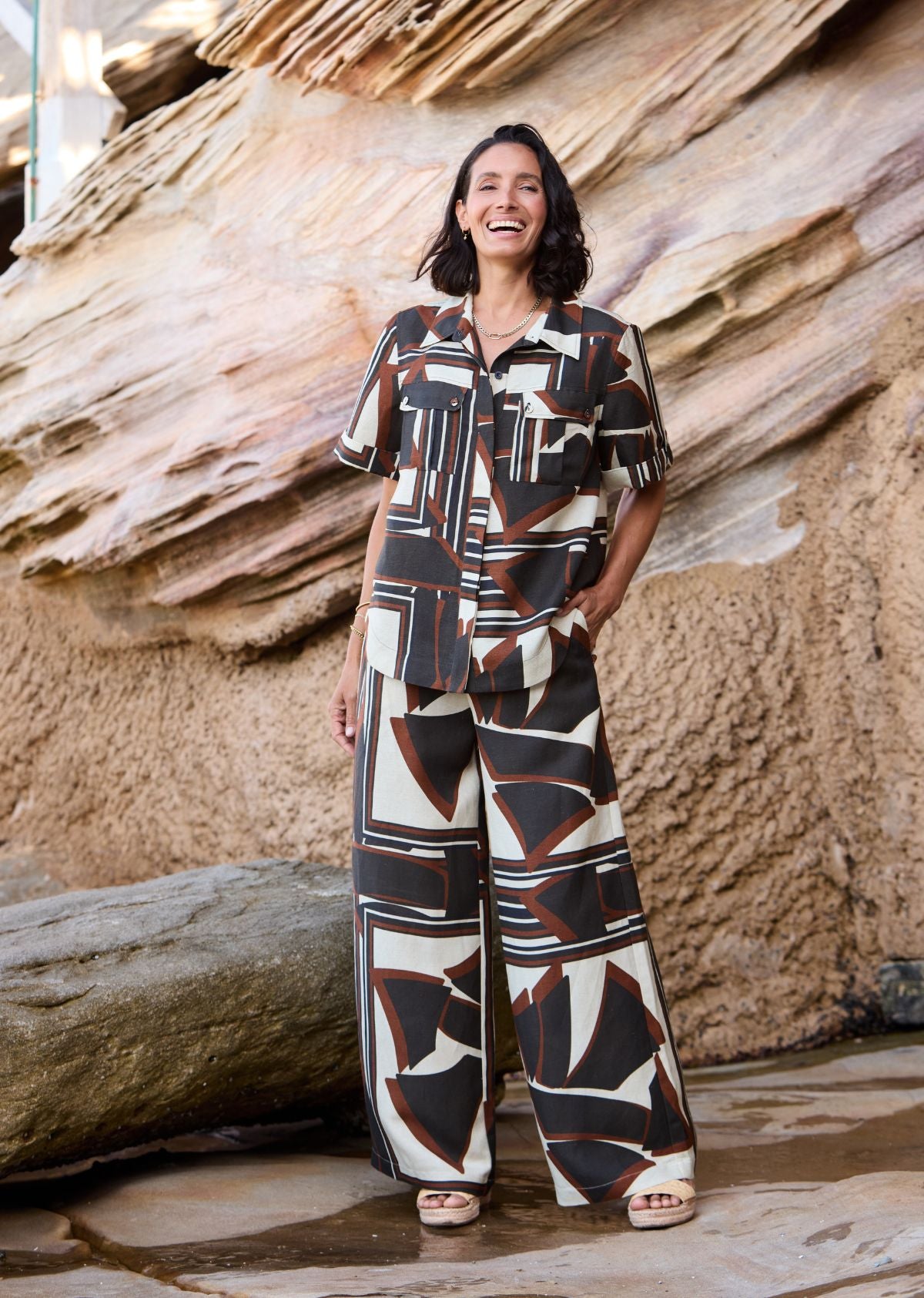 FENTON PANT - INES PRINT