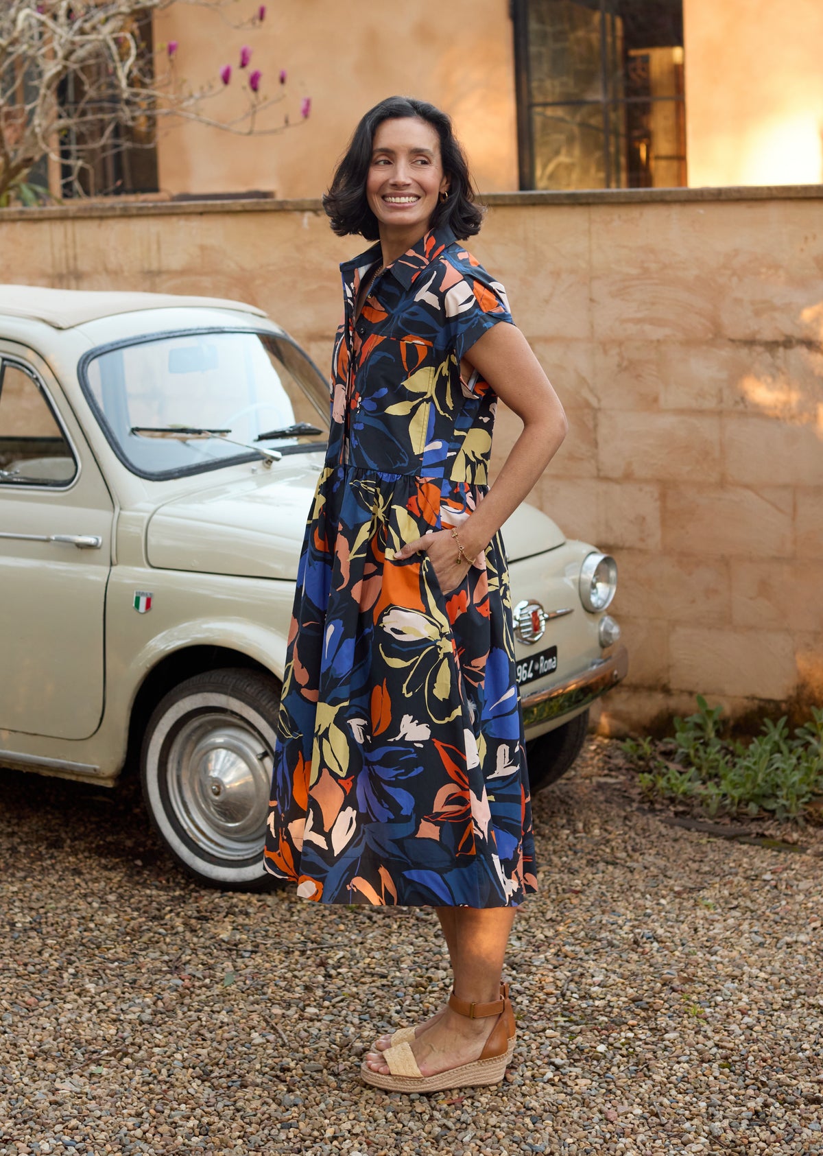 HARPER SHIRTDRESS - MAISIE PRINT