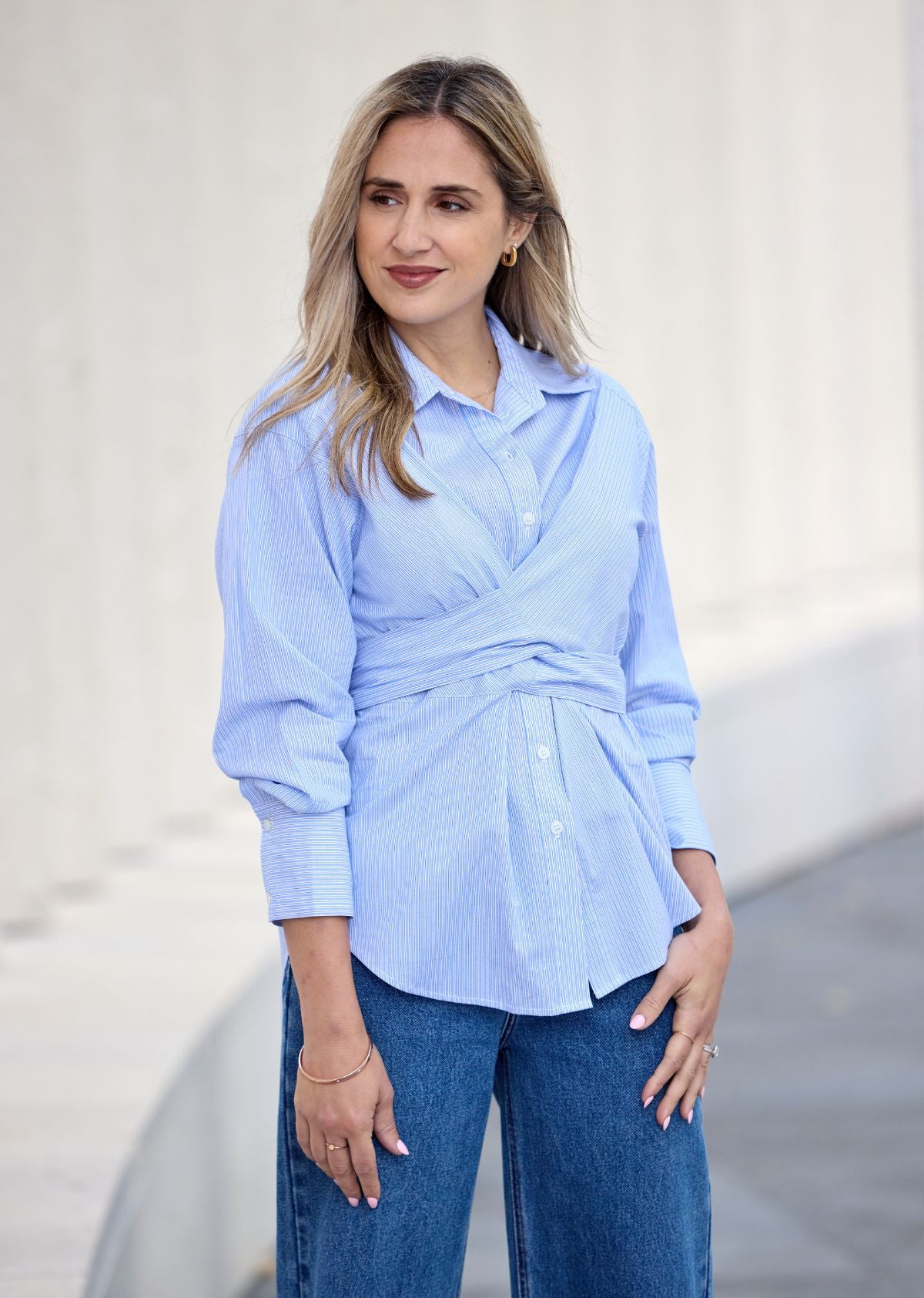 BRIGETTE SHIRT - LIGHT BLUE