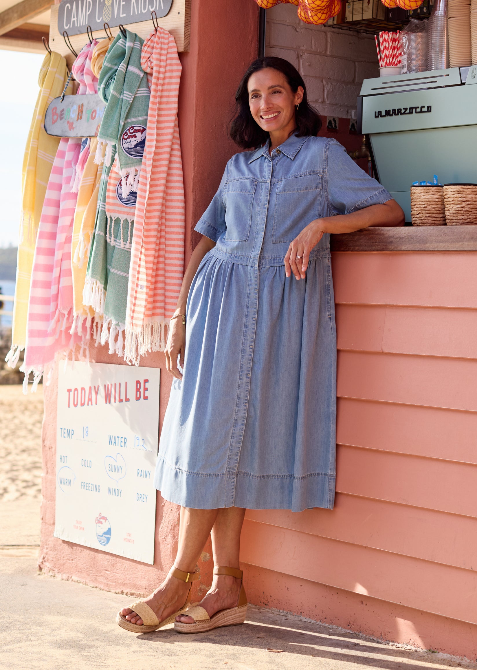 JAGGER CHAMBRAY DRESS - PETITE