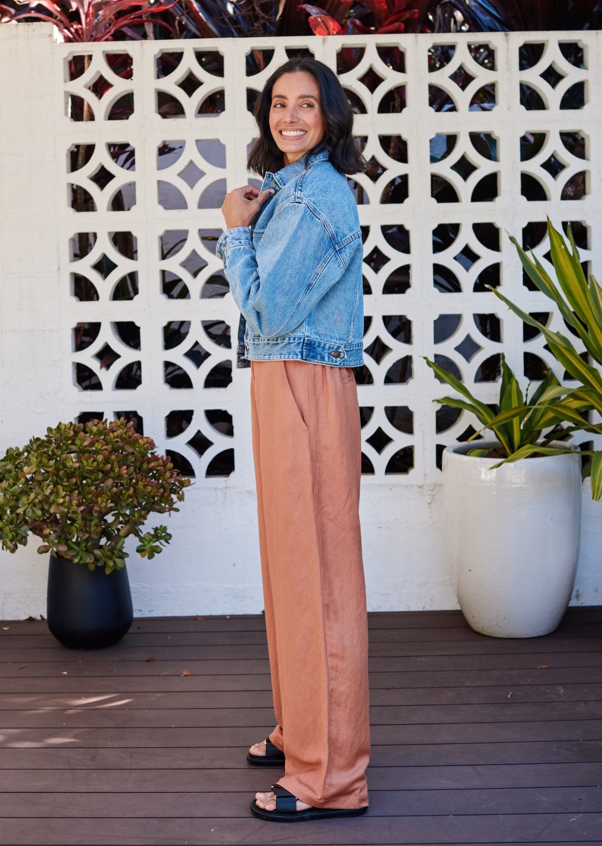 CHARLIE CROP DENIM JACKET