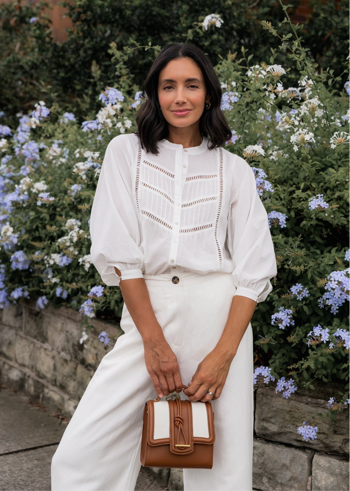TAHLIA SHIRT - WHITE - M A Y E