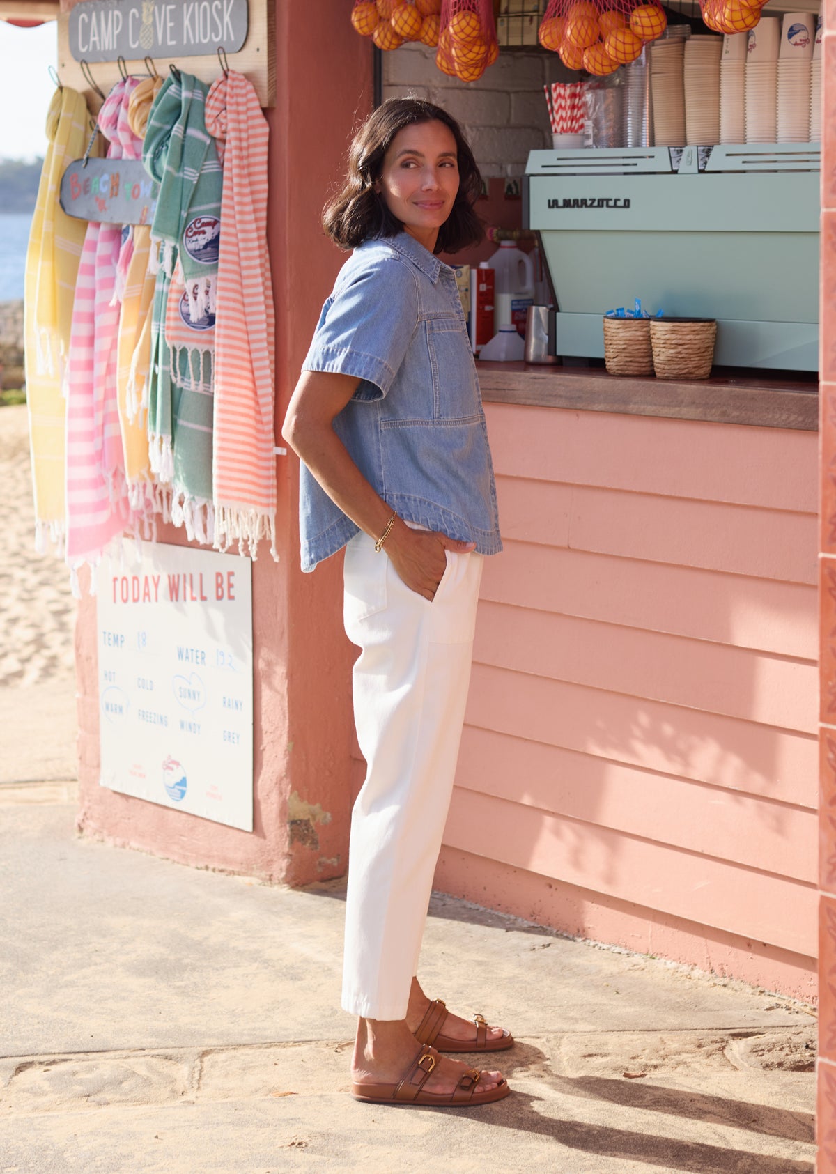SADIE DENIM SHIRT - LIGHT BLUE