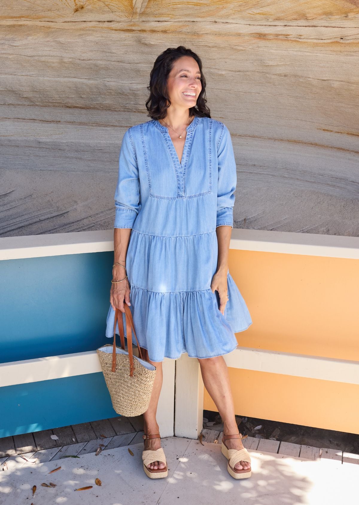 INDIANA CHAMBRAY DRESS