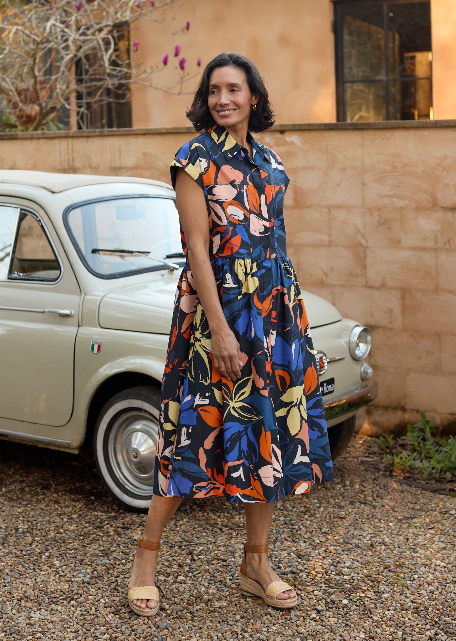 HARPER SHIRTDRESS - MAISIE PRINT