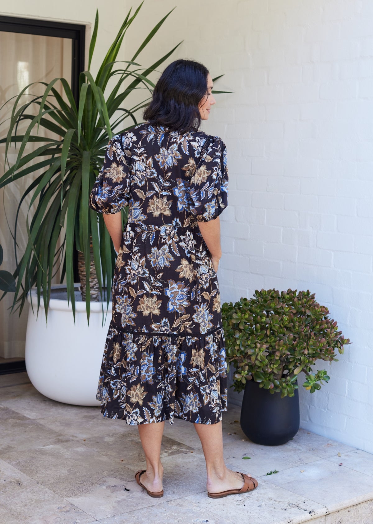 SASKIA DRESS - ZINGARA PRINT