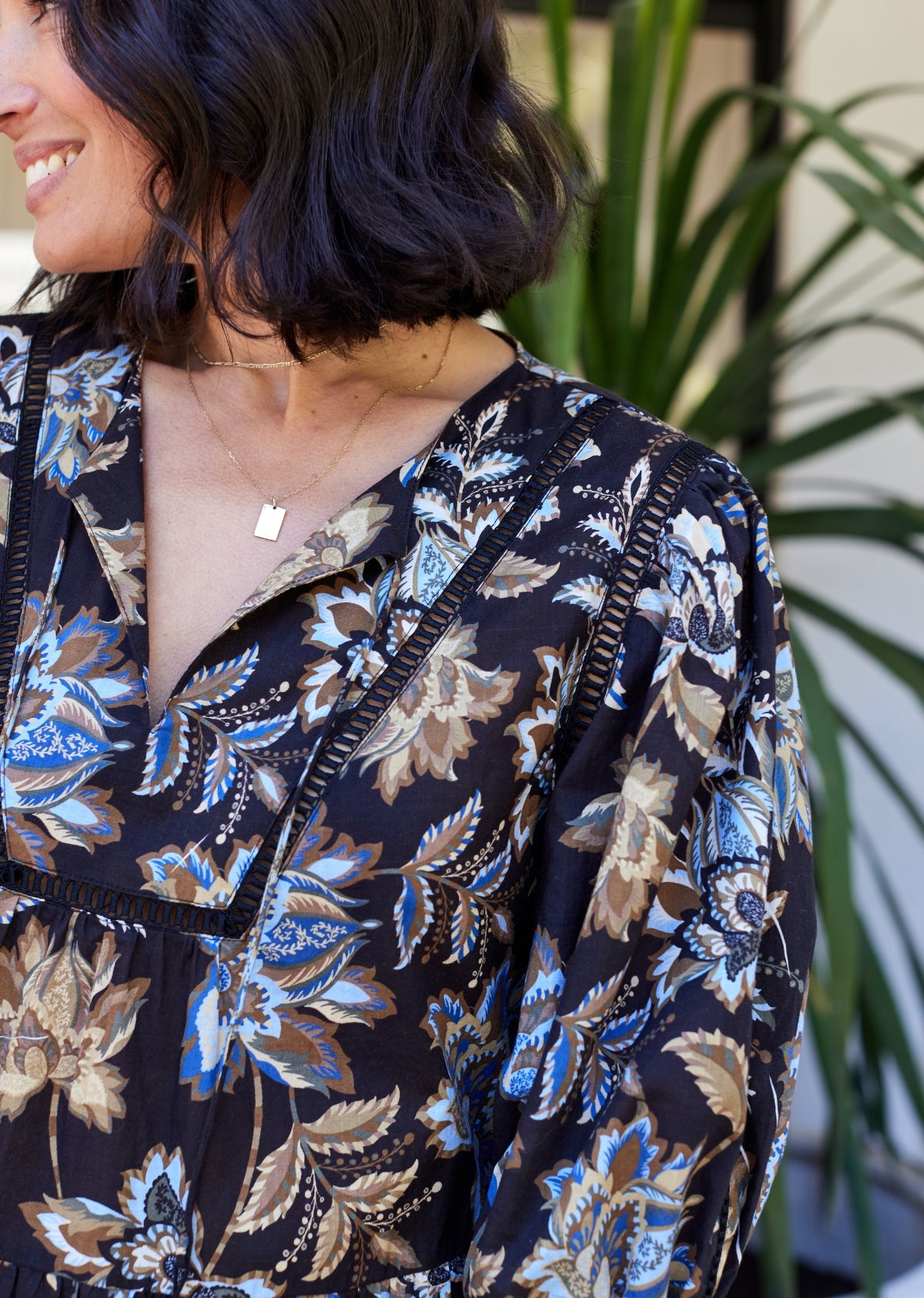 SASKIA DRESS - ZINGARA PRINT