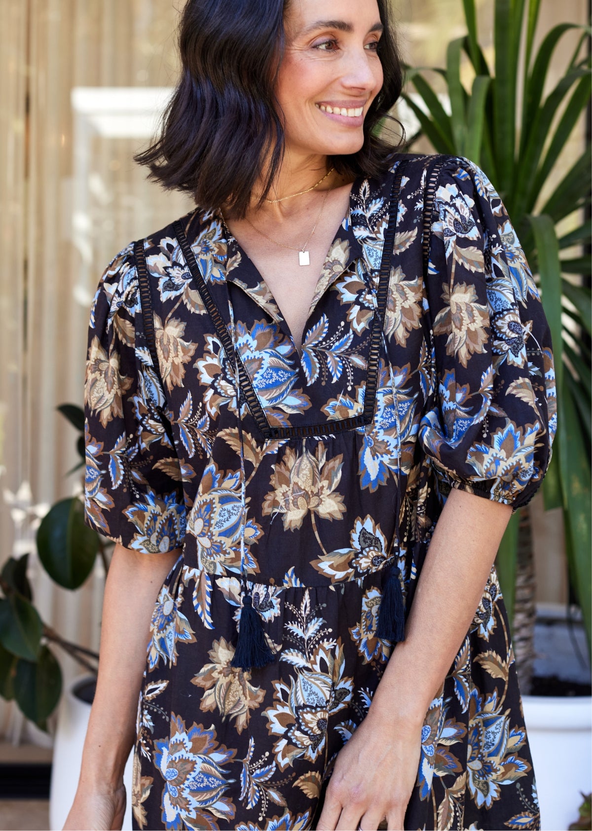 SASKIA DRESS - ZINGARA PRINT