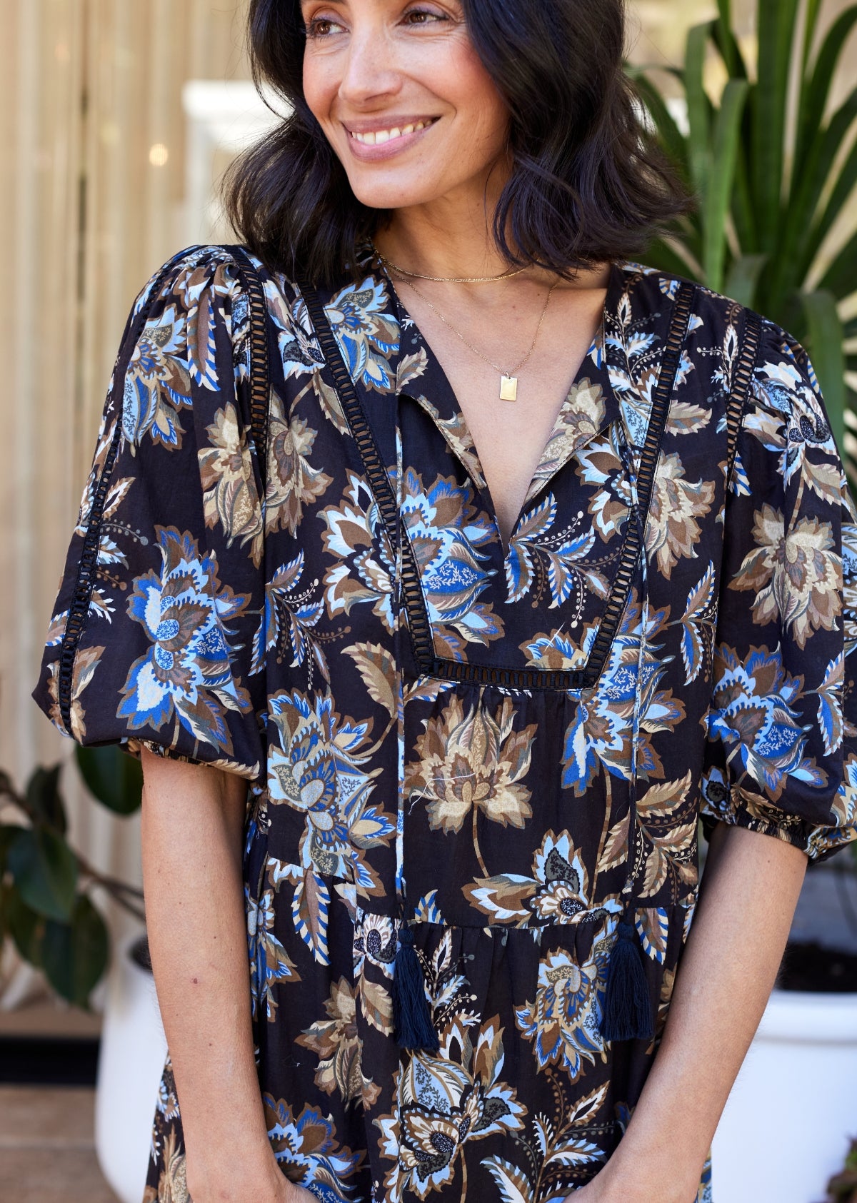 SASKIA DRESS - ZINGARA PRINT