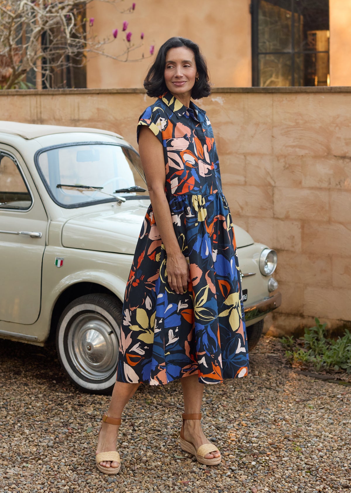 HARPER SHIRTDRESS - MAISIE PRINT