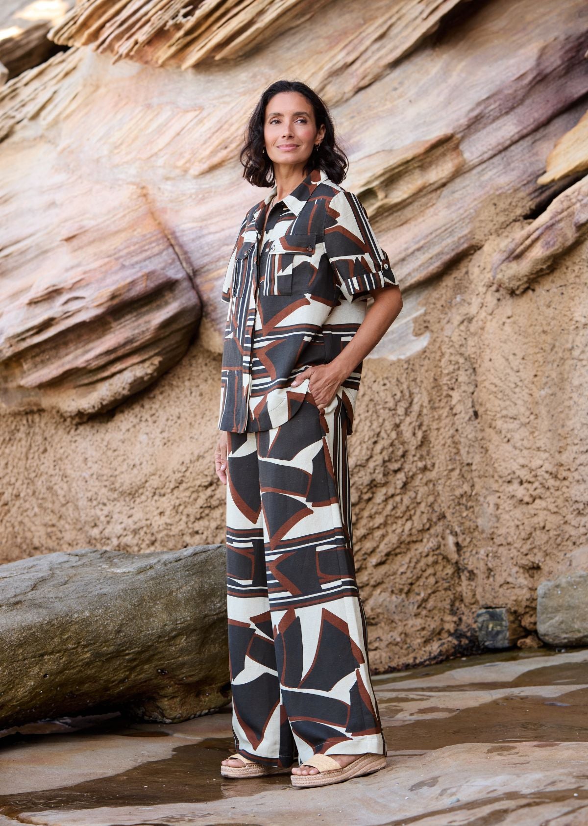 FENTON PANT - INES PRINT