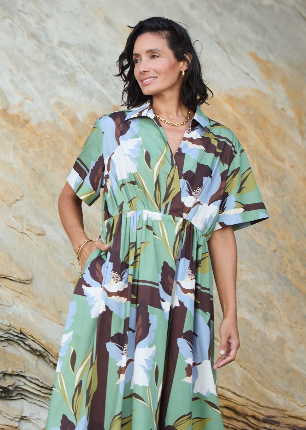 FREYA SHIRTDRESS - LA PALMA PRINT