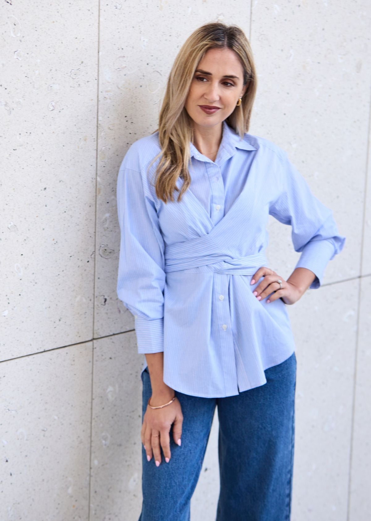 BRIGETTE SHIRT - LIGHT BLUE