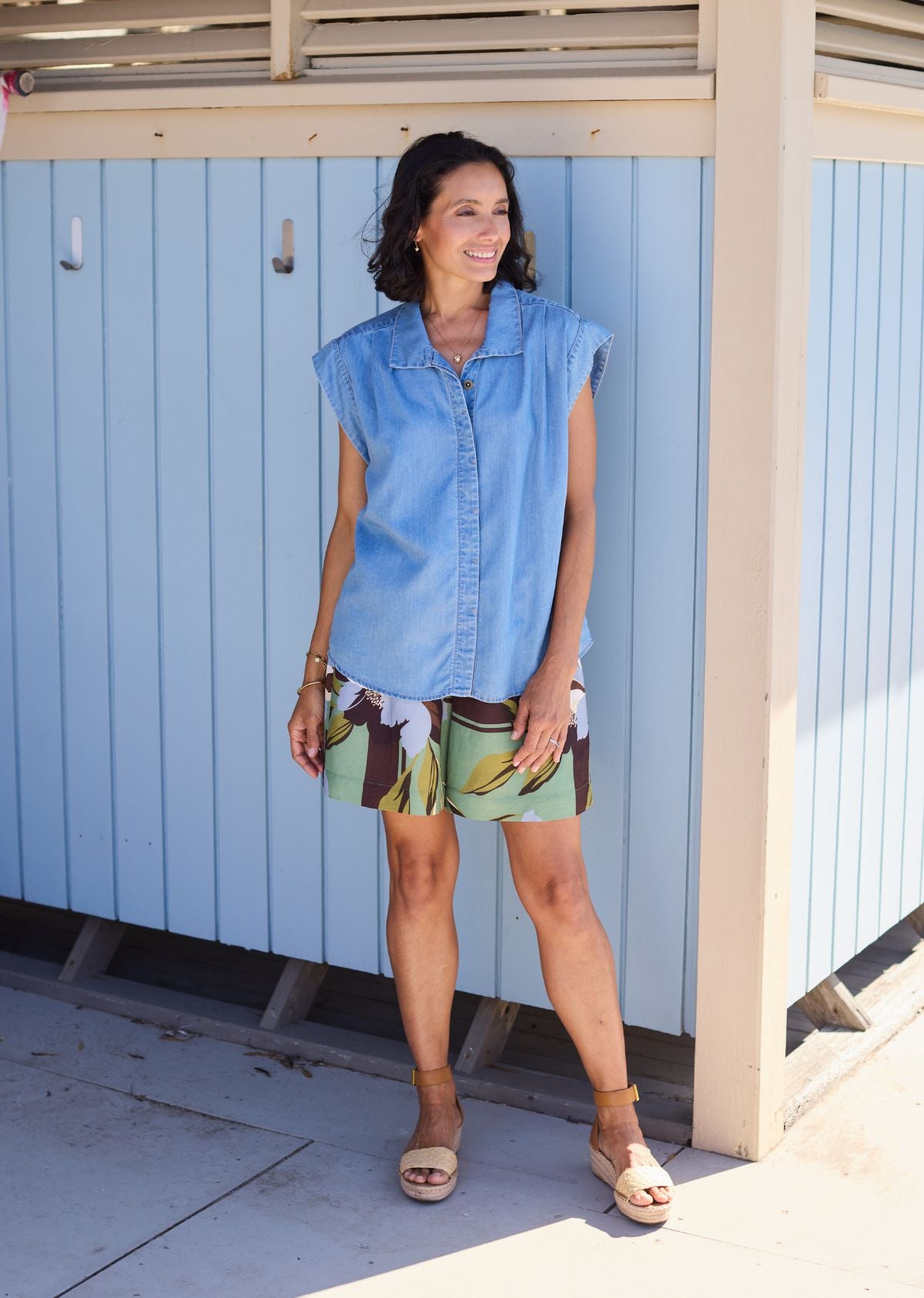 ANNIE LIGHT DENIM SHIRT