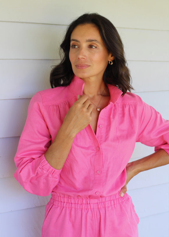 JOPLIN JUMPSUIT - FUSCHIA